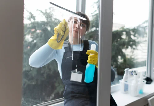 Nettoyage de vitres intérieures et extérieures à Usseau